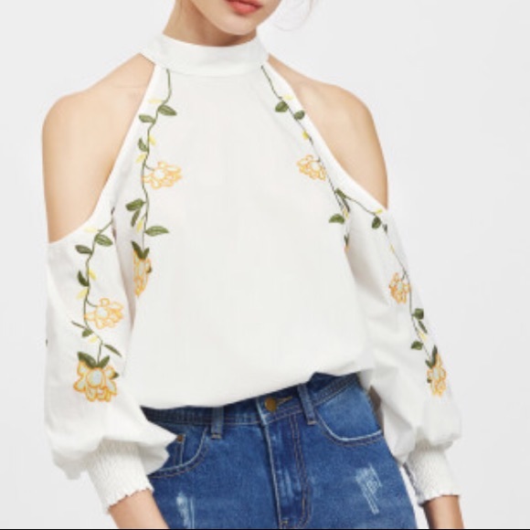 🎉HP 🎁 Keyhole Open Shoulder Top - Picture 3 of 5